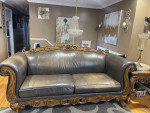 Leather Sofa and Loveseat