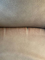 Hartford Leather Sofa and Chair (Haverty’s)