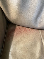 Hartford Leather Sofa and Chair (Haverty’s)