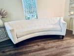 Z Gallerie White Sofa