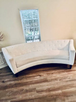 Z Gallerie White Sofa