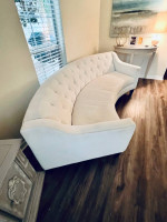 Z Gallerie White Sofa
