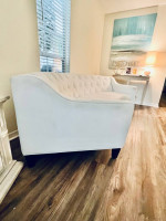 Z Gallerie White Sofa