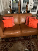 Ginuwine Leather Sofa & Loveseat