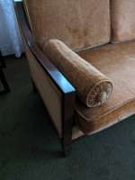 Vintage Mid-Century Curved Sofa made in the Bronx