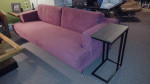 Modern sofa with Chrome legs