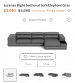 Leather Sectional Sofa
