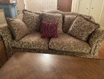 seven foot Clayton Marcus sofa couch