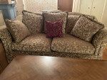 seven foot Clayton Marcus sofa couch