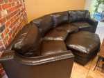 Like new Sofa sectional and ottoman