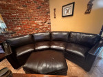 Like new Sofa sectional and ottoman