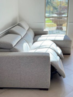 Recliner - Sectional Sofa with Chaise and two power reclining