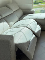 Recliner - Sectional Sofa with Chaise and two power reclining