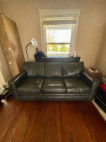 Leather Couch / Sleeper Sofa in Excellent Shape