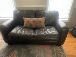 Leather Sofa and Loveseat