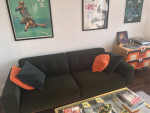 Velvet sofa