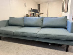 Joybird Blue Sofa - 8ft long