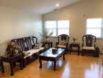 Living room set (sofa, tables, chairs)