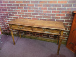 Italian Prov` Solid Wood Sofa Table by Henredon!