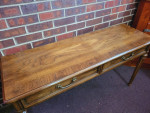 Italian Prov` Solid Wood Sofa Table by Henredon!