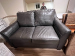 Leather Sofa & Loveseat