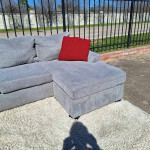 Gray Double Chaise Sectional Sofa