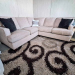 Cream Corner Sectional Sofa