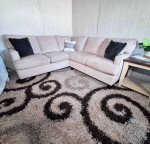 Cream Corner Sectional Sofa