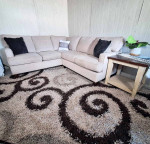 Cream Corner Sectional Sofa