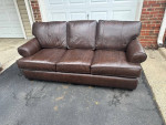 $5k Arhaus Leather Sofa - delivery available