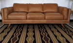 Full Grain Article  Leather Sofa