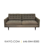 Crate & Barrel Petrie Mid-Century Sofa and Ottoman (Was 2498)