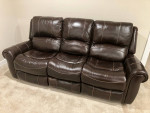 Power Leather Sofa Set