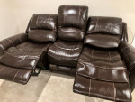 Power Leather Sofa Set