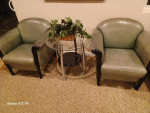 Black leather sofa set from Europe