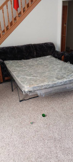 Sleeper Sofa Black-