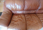 Perfect Dorm Sofa - Brown Leather