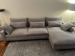 West Elm sectional sofa - 118"