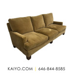 Crate & Barrel Transitional Three Cushion Sofa (Was 3000)