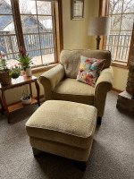 Sofa-chair and ottoman “Lane Brand”