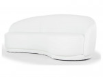 White Leather Sofa