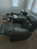 Parker Electric Reclining Sofa with Drop Table