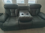 Parker Electric Reclining Sofa with Drop Table