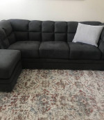 Sofa and love seat w Ottoman