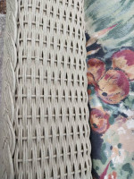 Lloyd Loom Flanders wicker sofa and ottoman High end furniture