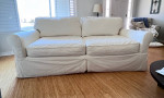 White Couch/ Sofa like new