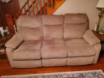 Power sofa recliner with power headrest