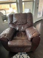 Living Room Sofa Set (leather) and Rug