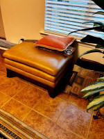 Leather sofa set