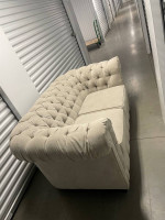 Abriana Sand Stationary Sofa and Matching Loveseat by Decor-Rest